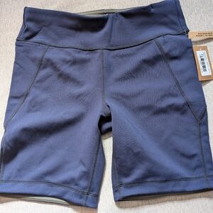 NWT Title Nine Mad Dash 7" Short Solid Blue Women Small